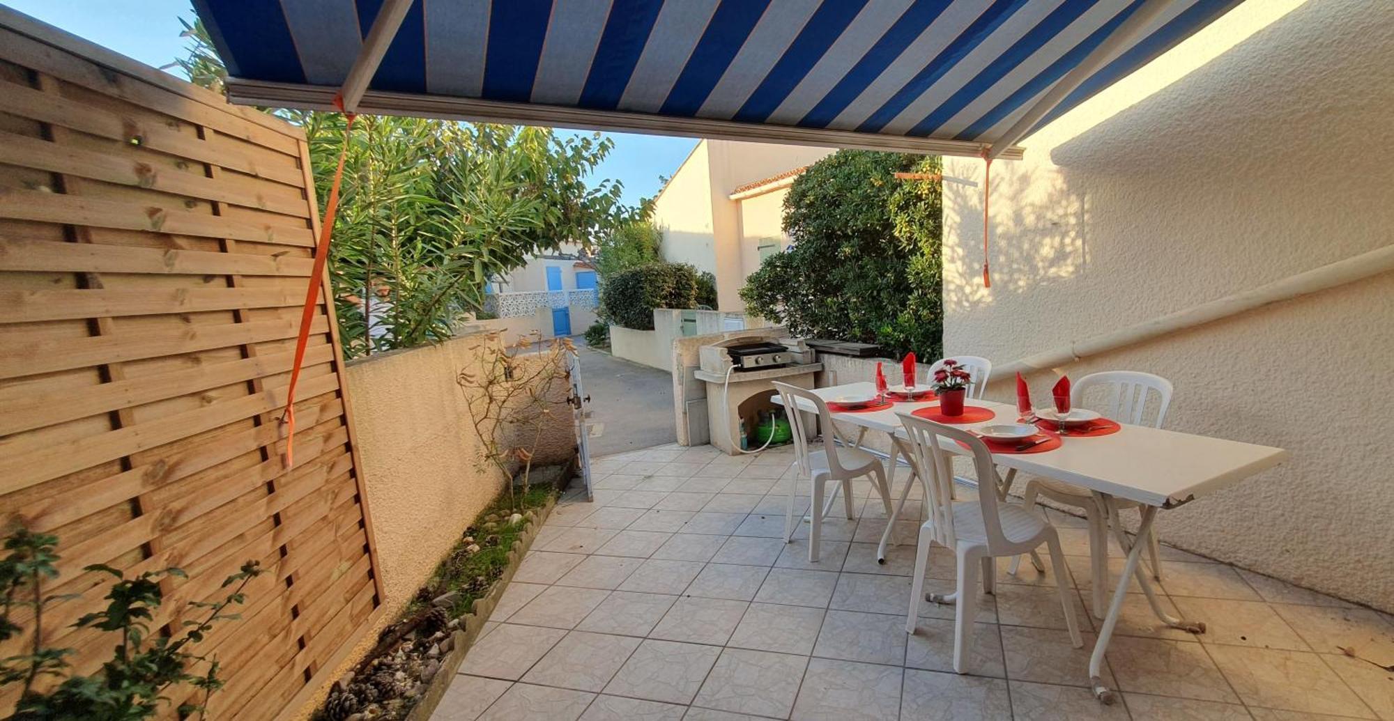 L'Azur - Maison Avec Terrasse Proche Plage Ле Баркарес Экстерьер фото